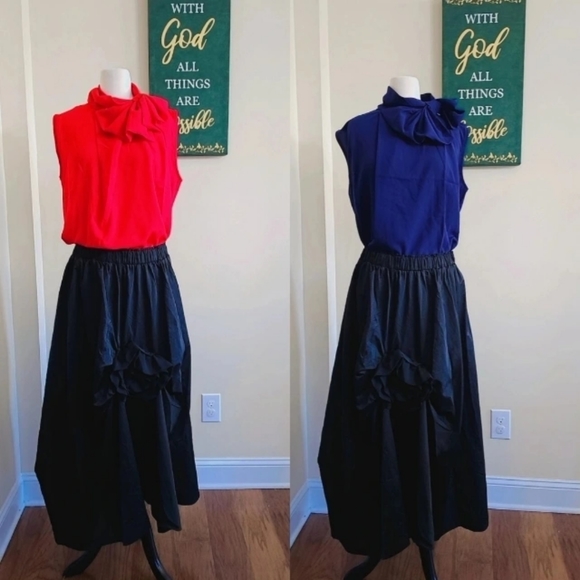 Gracia Bow Detail Top - Picture 2 of 5